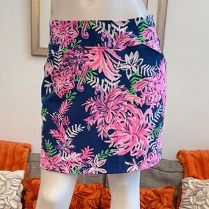 ❣️Lilly Pulitzer Monica golf skort in Oyster bay navy ruffle your feathers❣️
